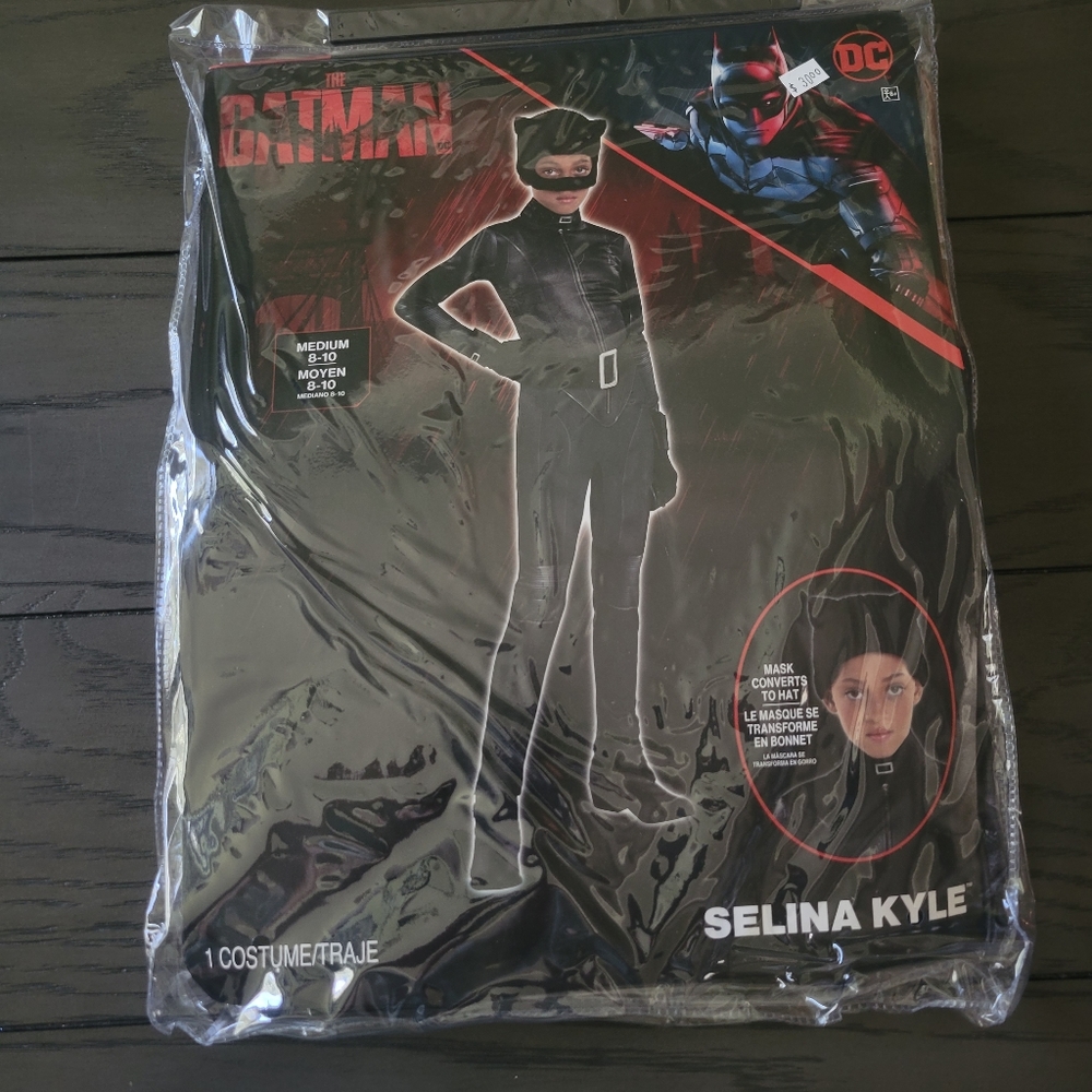 The Batman Catwoman Selina CAT Childs Costume DC Comics Medium Hallowe…
